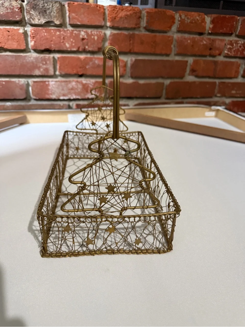 Gold Wire Tree Centerpiece Organizer